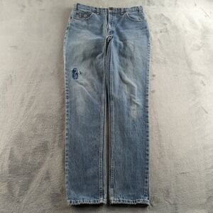 Vintage‎ 90s Levis Jeans 36x34 (Fits 32x33) Blue Light Faded 531 Straight Canada